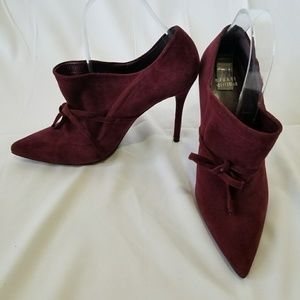 Purple Stuart Weitzman Booties
